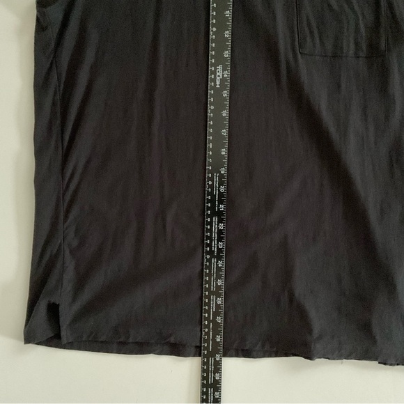 Lahgo x Lunya Cool Every Day Muscle Tee XL Black Pocket Loungewear Luxurious USA - Picture 4 of 9